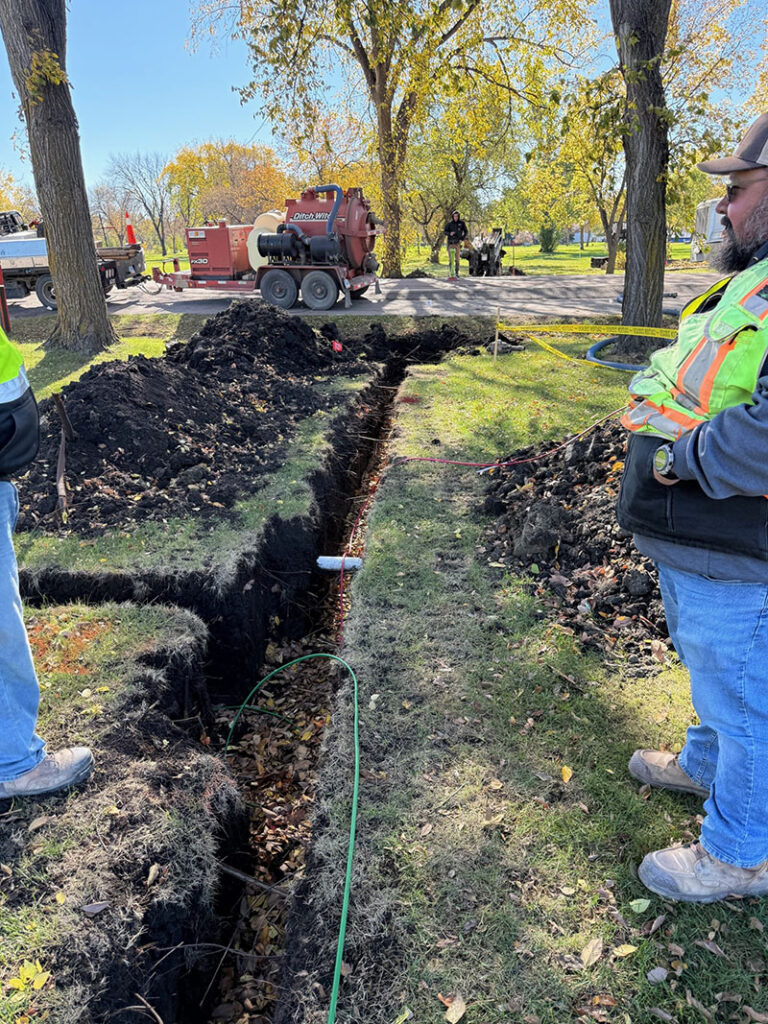 Photo of irrigation project